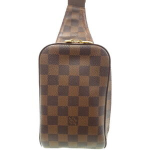Louis Vuitton Damier Ebene Geronimos Body Crossbody Bag Brown